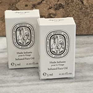 Diptyque Infused Face Oil 2 pack travel size new in box